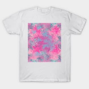 Colorful pattern pink blue T-Shirt